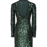 Abito corto con paillettes 105544 A2Q4V88 PINKO 