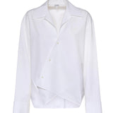 Camicia asimmetrica in cotone S359Y05XEZ 2100 LOEWE 