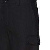 Bermuda cargo in lino con placca GV5TAT GH253N0000 DOLCE & GABBANA 