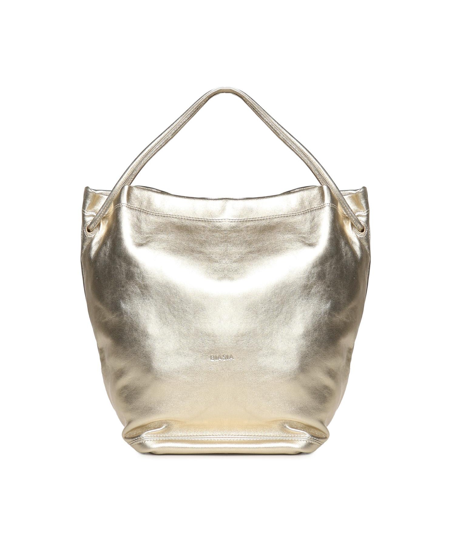 Borsa a spalla in pelle effetto metallizzato BIBP9ZI01M 019 BIASIA 