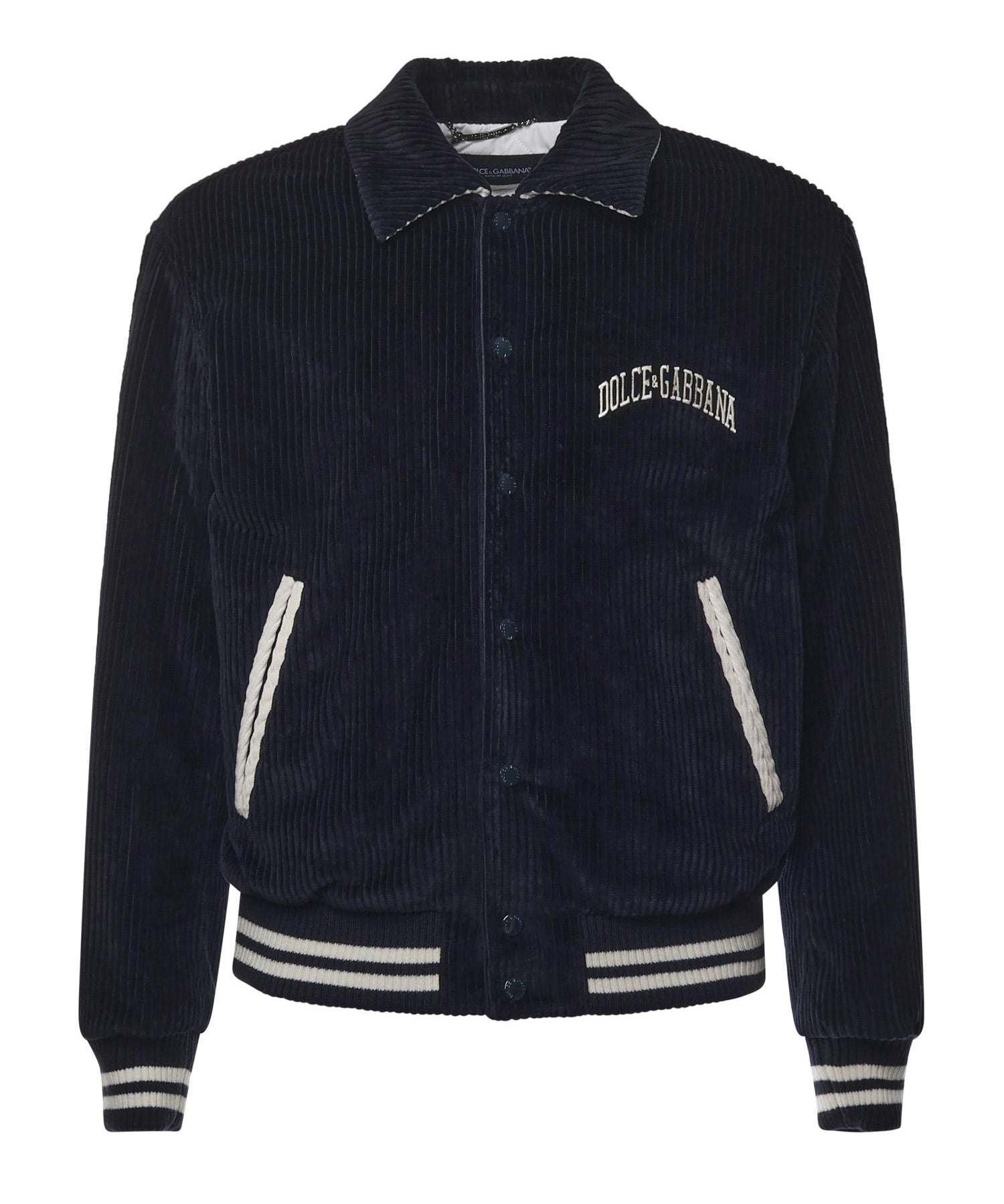 Bomber in velluto a coste G9BPXZ FUVLIB0665 DOLCE & GABBANA 