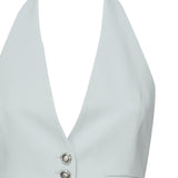 Gilet corto in cady tecnico 104931 A213E28 PINKO 