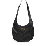 Borsa hobo in nappa motivo chevron 7W0B0S29 GHA0NO VALENTINO GARAVANI 