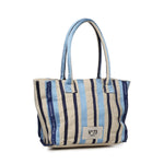 Borsa shopping con logo 73BS9MV02R ILENEAZZURRO/MULTICOLOR V° 73 