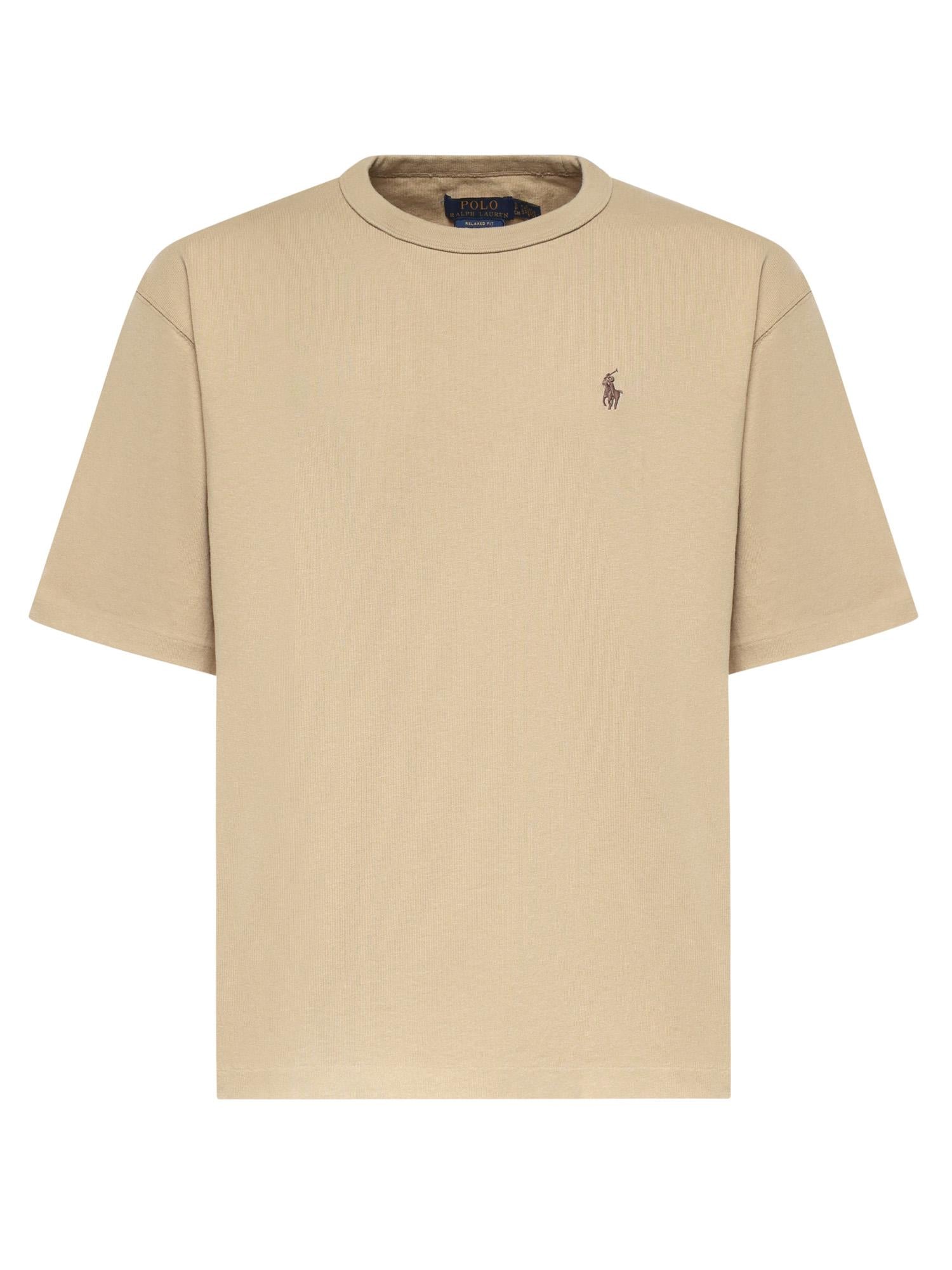 T-shirt in cotone con logo 710A12979 002 POLO RALPH LAUREN 