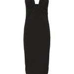 Abito midi da sera con scollo sagomato 105021 A2GSZ99 PINKO 