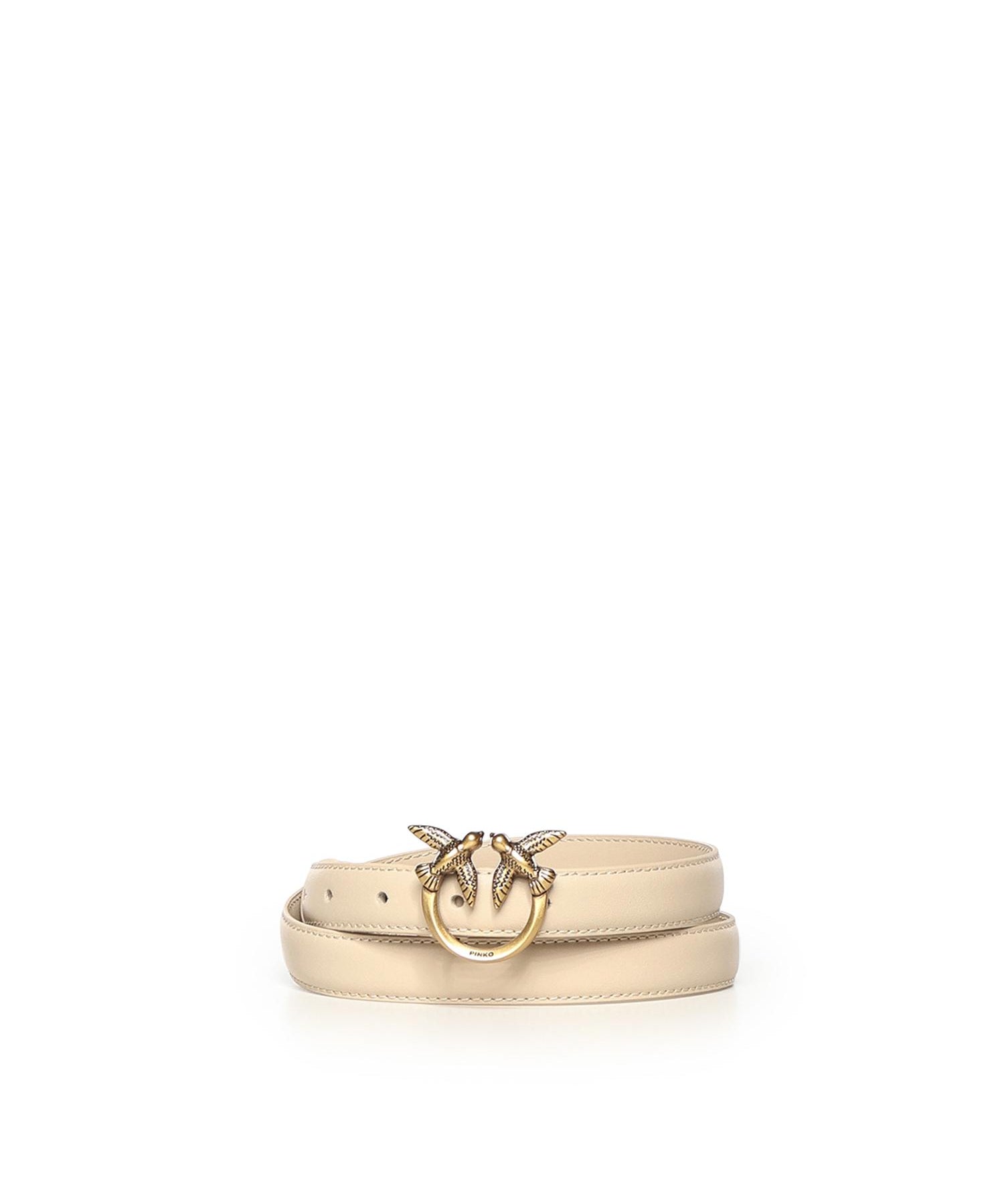 Cintura sottile Love Birds in pelle 100143 A0F1C50Q PINKO 
