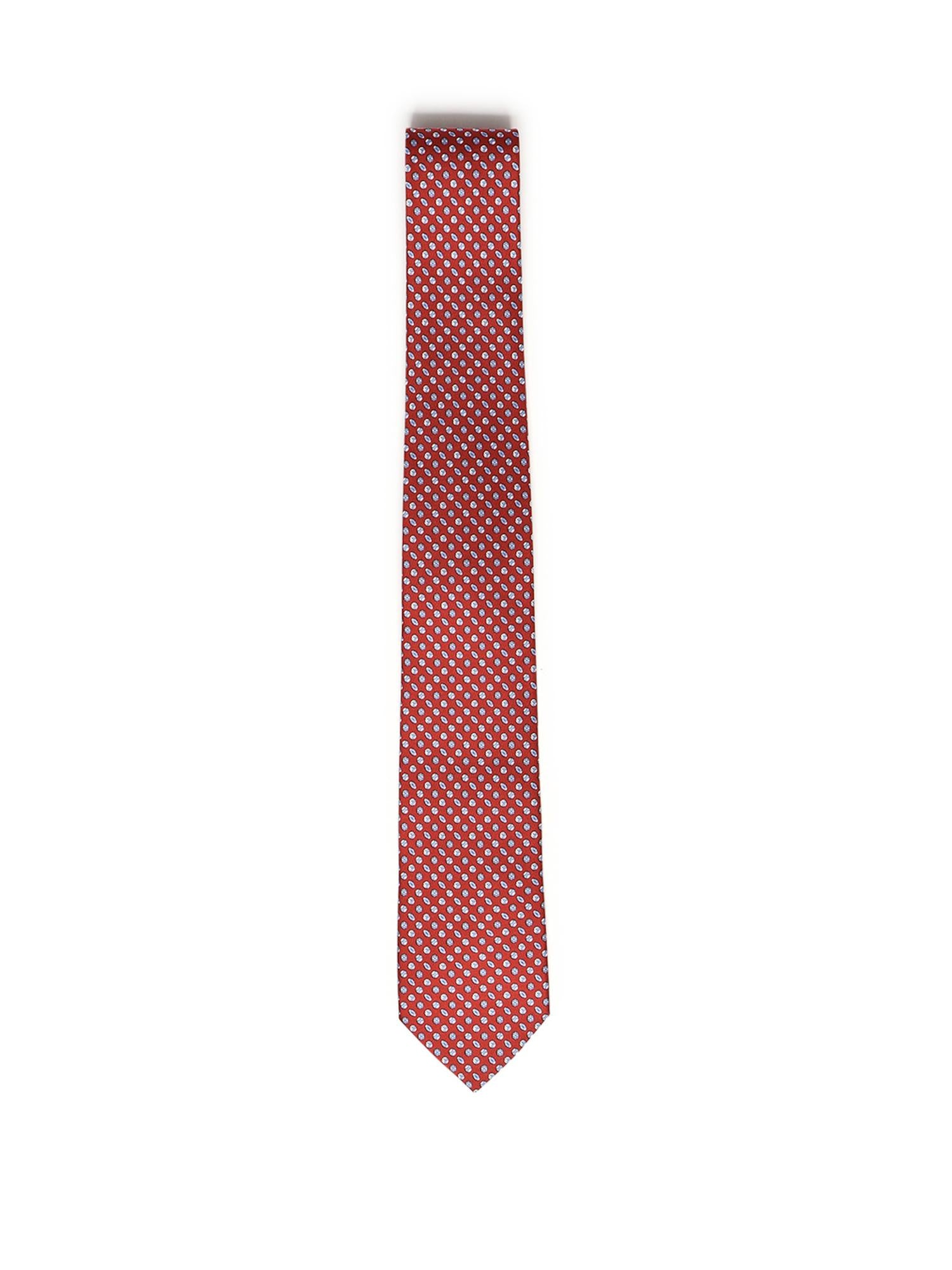 Cravatta in seta con stampa 351310 788870004 FERRAGAMO 