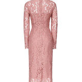 Abito longuette a tubino in pizzo F6M0DT HLM7LF0473 DOLCE & GABBANA 