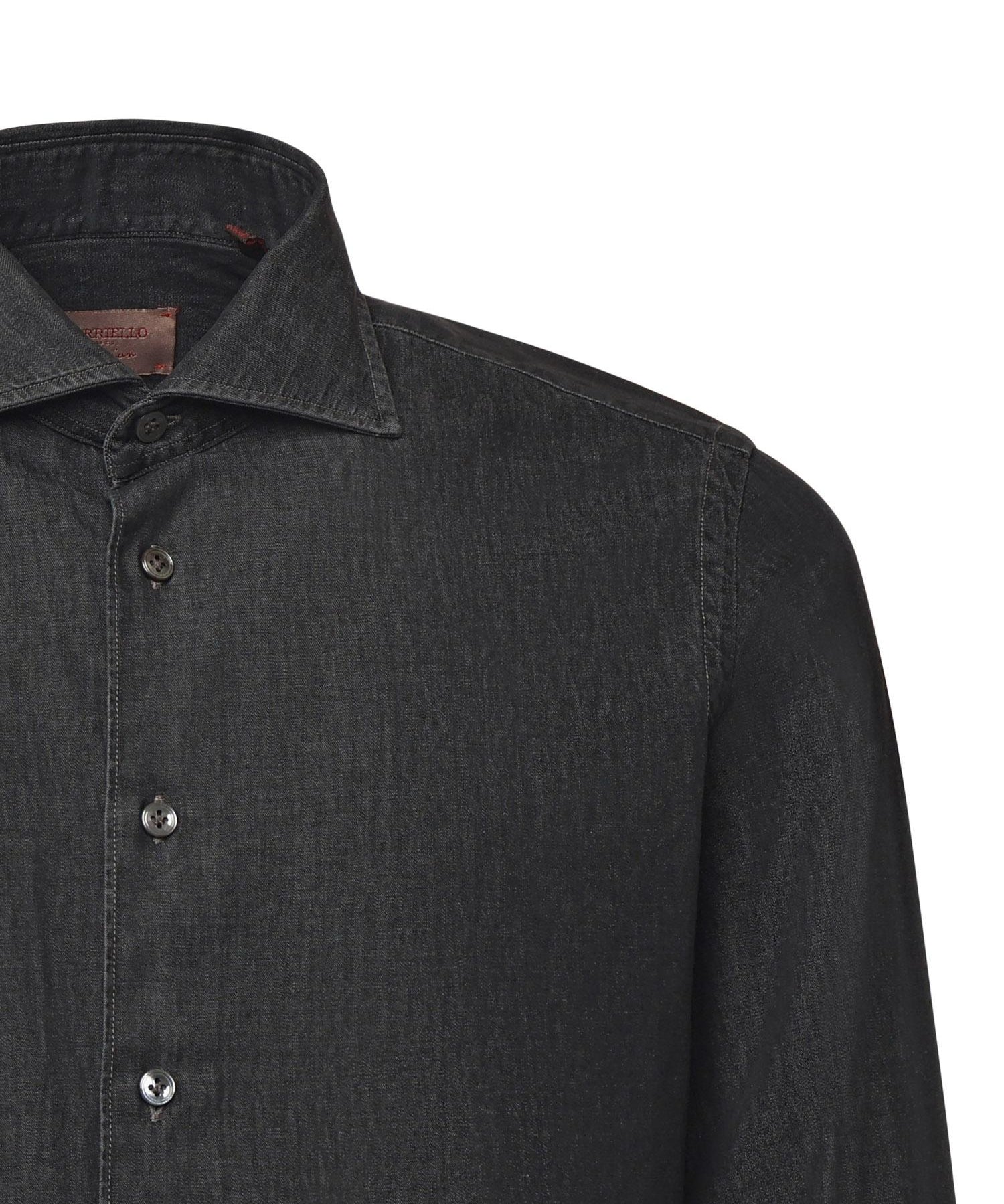 Camicia in denim di cotone 17047 5 BORRIELLO NAPOLI 