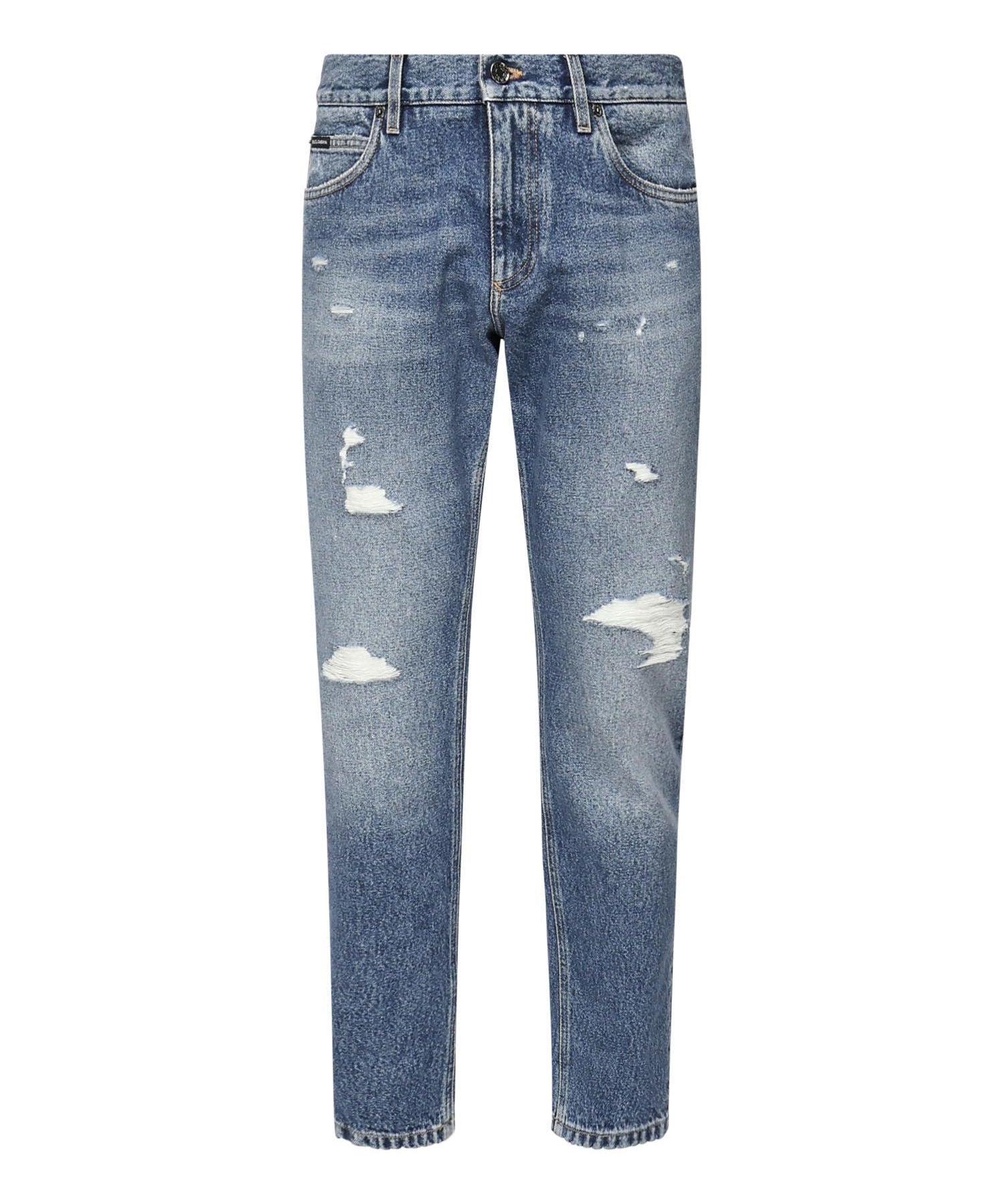 Jeans regular in cotone GYJCCD G8NH5S9001 DOLCE & GABBANA 