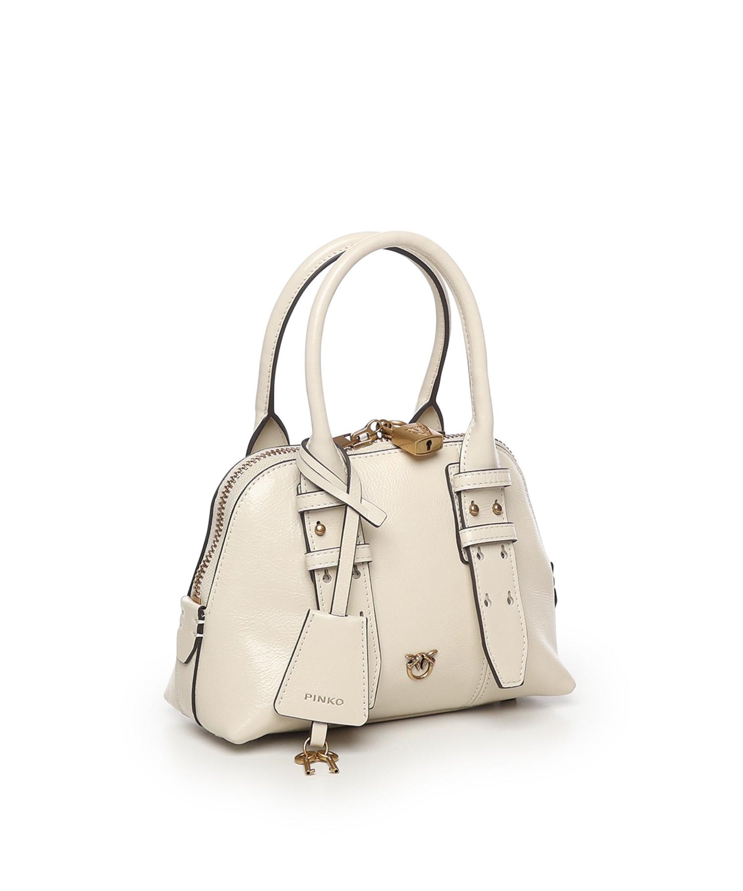 Borsa a mano piccola Escape Bag in pelle 105333 A2VWZ14Q PINKO 