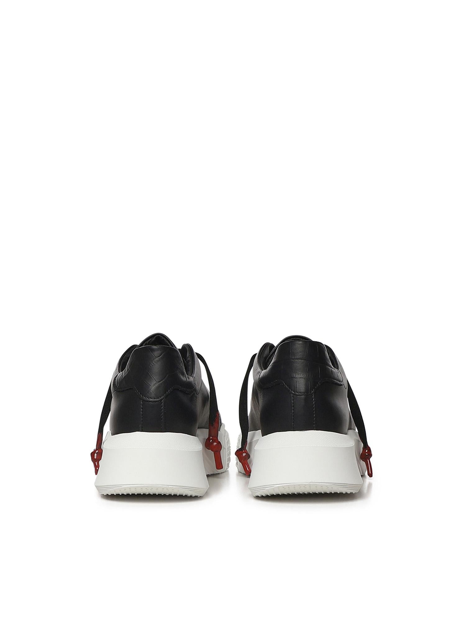 Sneakers Nemesis in nappa NEMESIS 2 NAPPA NAPPA/COCCONERO/NERO GIULIANO GALIANO 