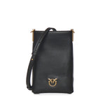 Custodia smartphone a tracolla in pelle 106403 A0QOZ99Q PINKO 