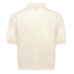 Maglia stile polo con logo 105450 A2Q9Z13 PINKO 