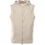 Gilet con cappuccio in seta K75GILK04TES0K085 02 ELEVENTY 