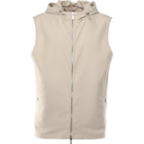 Gilet con cappuccio in seta K75GILK04TES0K085 02 ELEVENTY 
