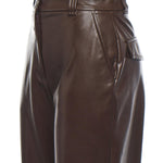 Pantaloni balloon effetto pelle soft touch 105371 A2P4M22 PINKO 