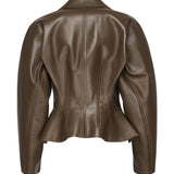 Giacca in pelle 837573 V5BX02637 BOTTEGA VENETA 