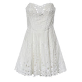 Miniabito Bail in cotone 263601 WHITE CHARO RUIZ 