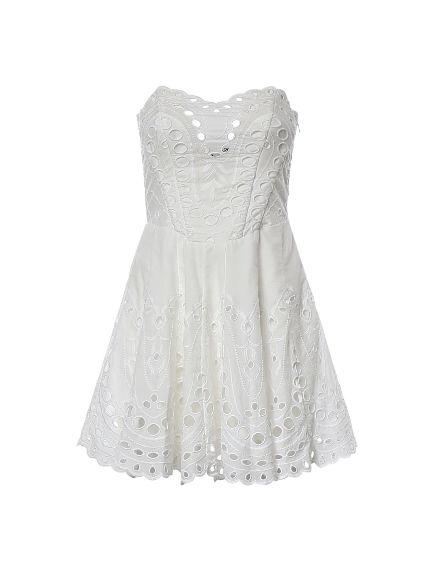 Miniabito Bail in cotone 263601 WHITE CHARO RUIZ 