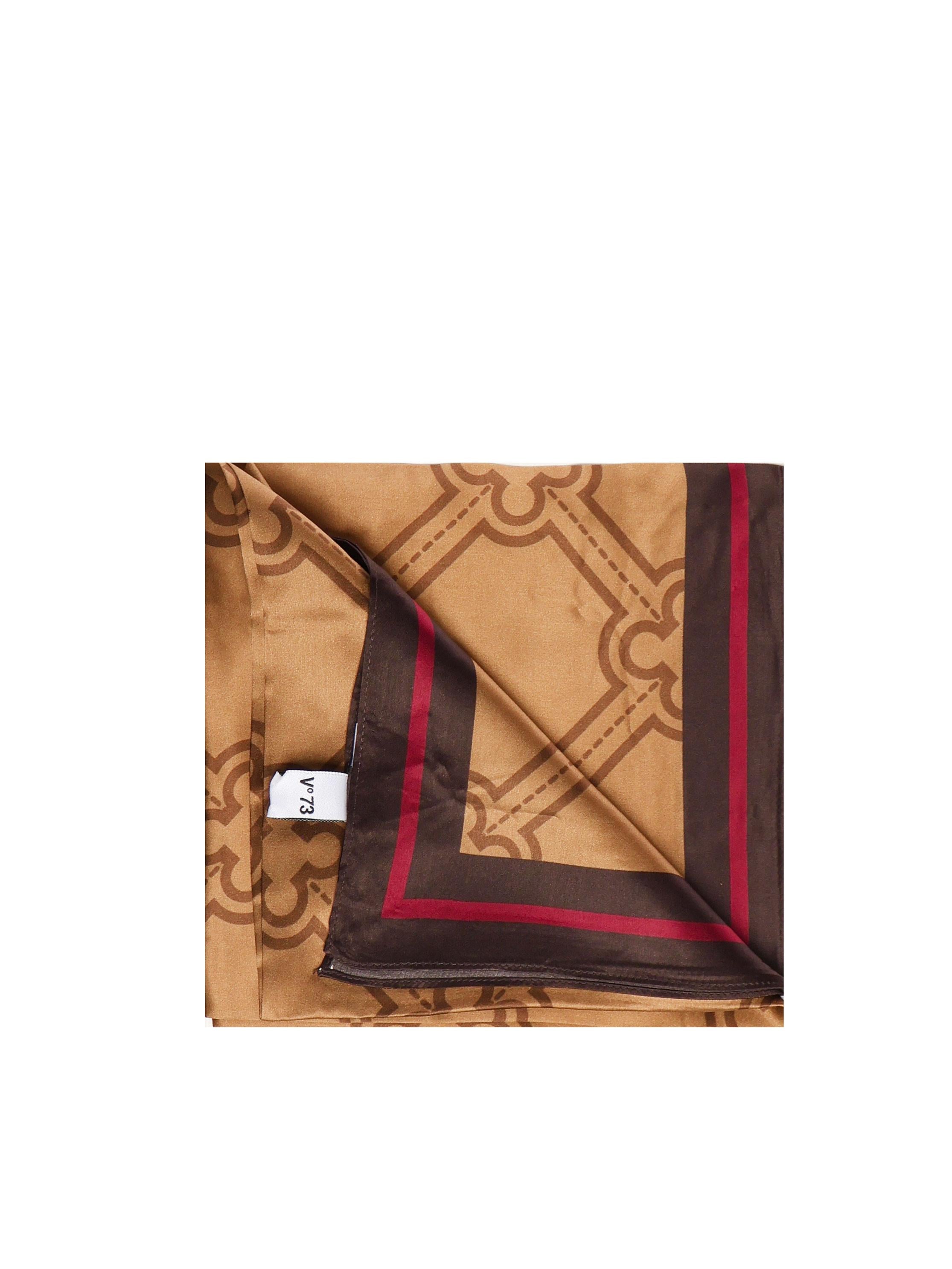 Foulard Iris in seta 73FD7D061 IRISNATUR/MULTICOLOR V° 73 
