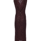 Abito in pizzo floreale 106588 A330R57 PINKO 