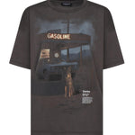 T-shirt con stampa DS034 JF0350DLP3999 DONDUP 