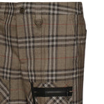 Pantaloni cargo in misto seta Check 8108349 C1846 BURBERRY 