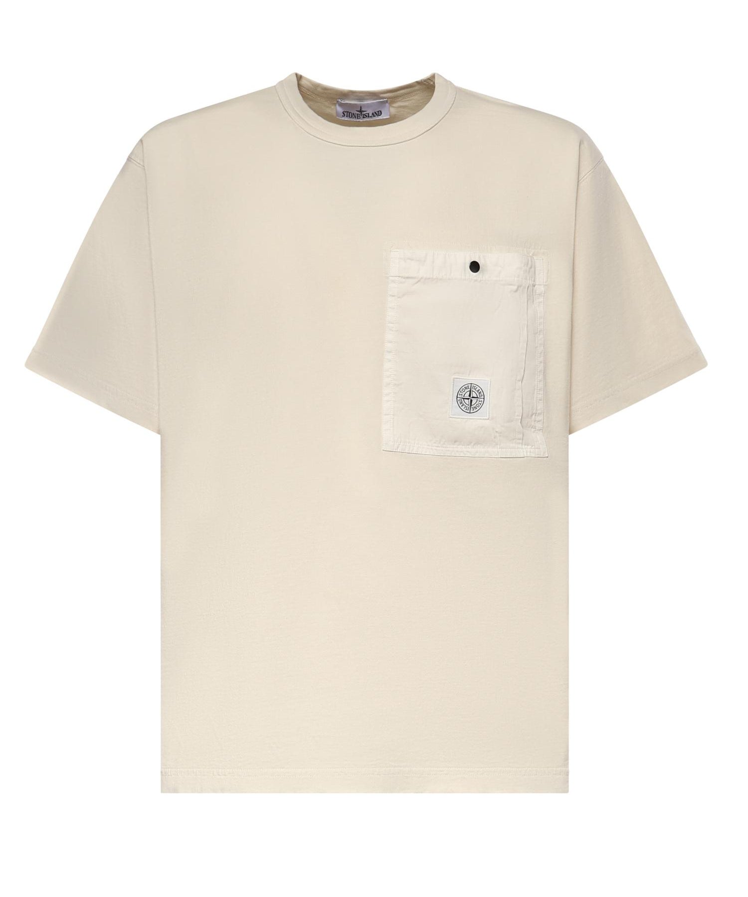 T-shirt con tasca sul petto in jersey di cotone L1S152100004 S0115V0093 STONE ISLAND 