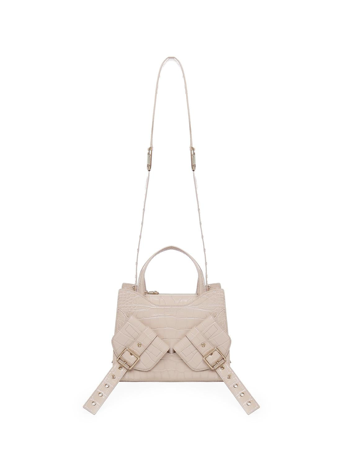 Borsa tracolla crossbody Y2K.003 FBBP70003COC -BEIG/ORO BIASIA 