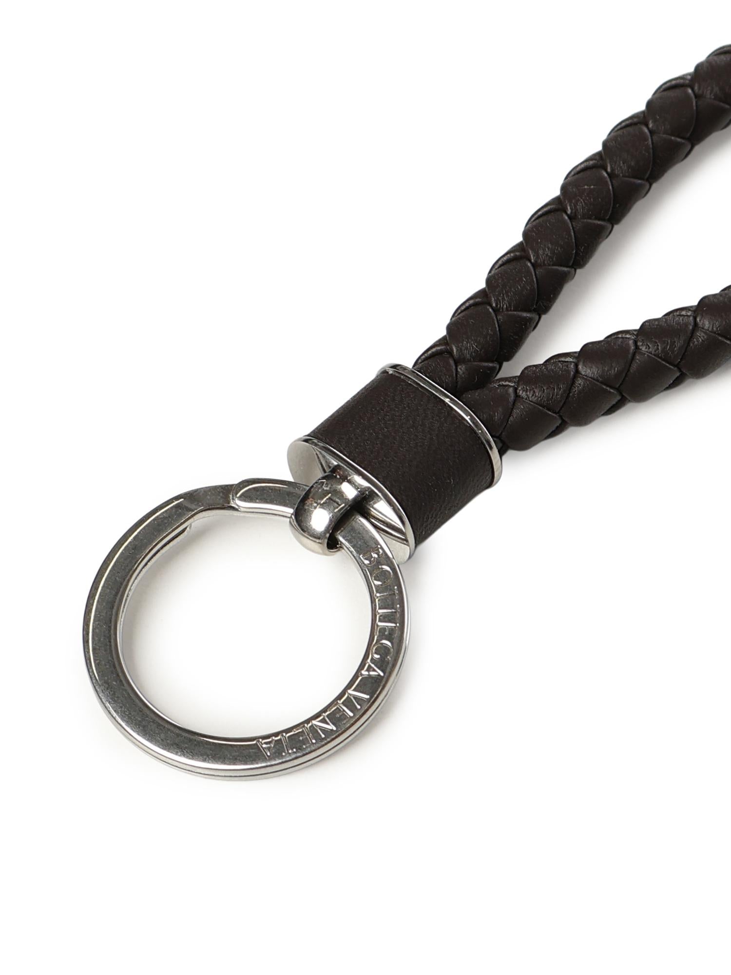 Portachiavi Intreccio in pelle 709727 VMAY12145 BOTTEGA VENETA 