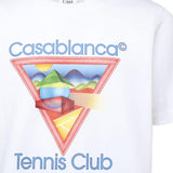 T-shirt con stampa Tennis Club MPF25JTS001 01 CASABLANCA 