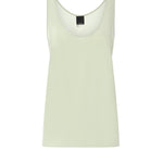 Top a canotta in seta sand wash 104670 A2T7S86 PINKO 