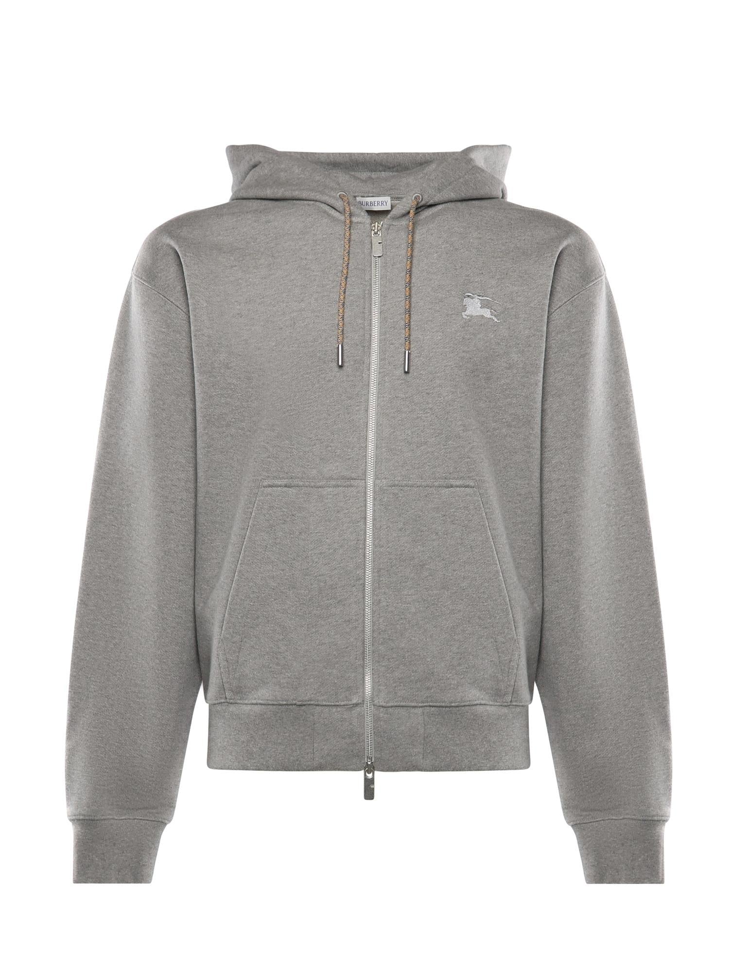 Felpa in cotone con logo 8120756 A2142 BURBERRY 