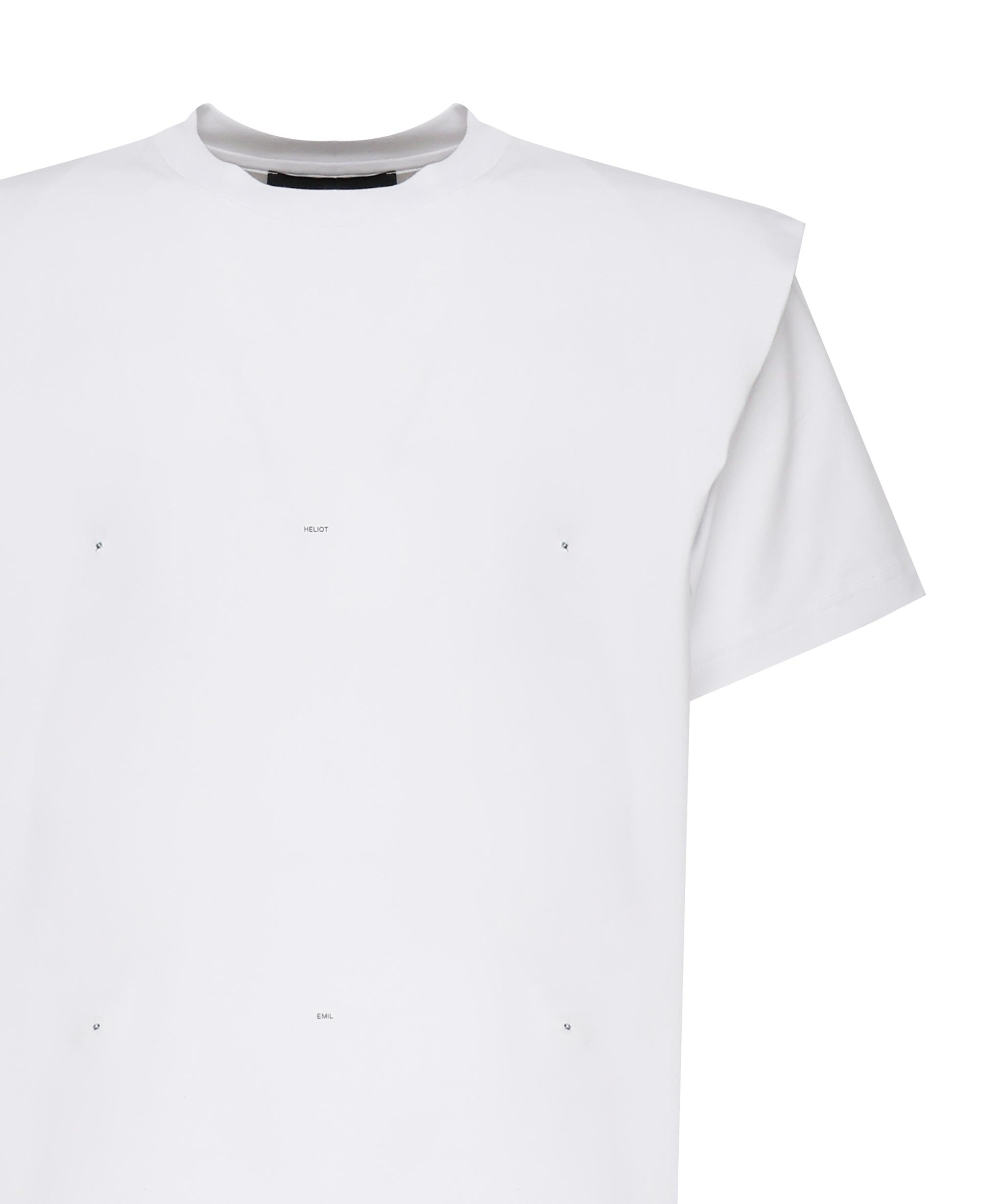 T-shirt Outline Logo PRESS25M09089 WHT02 HELIOT EMIL 