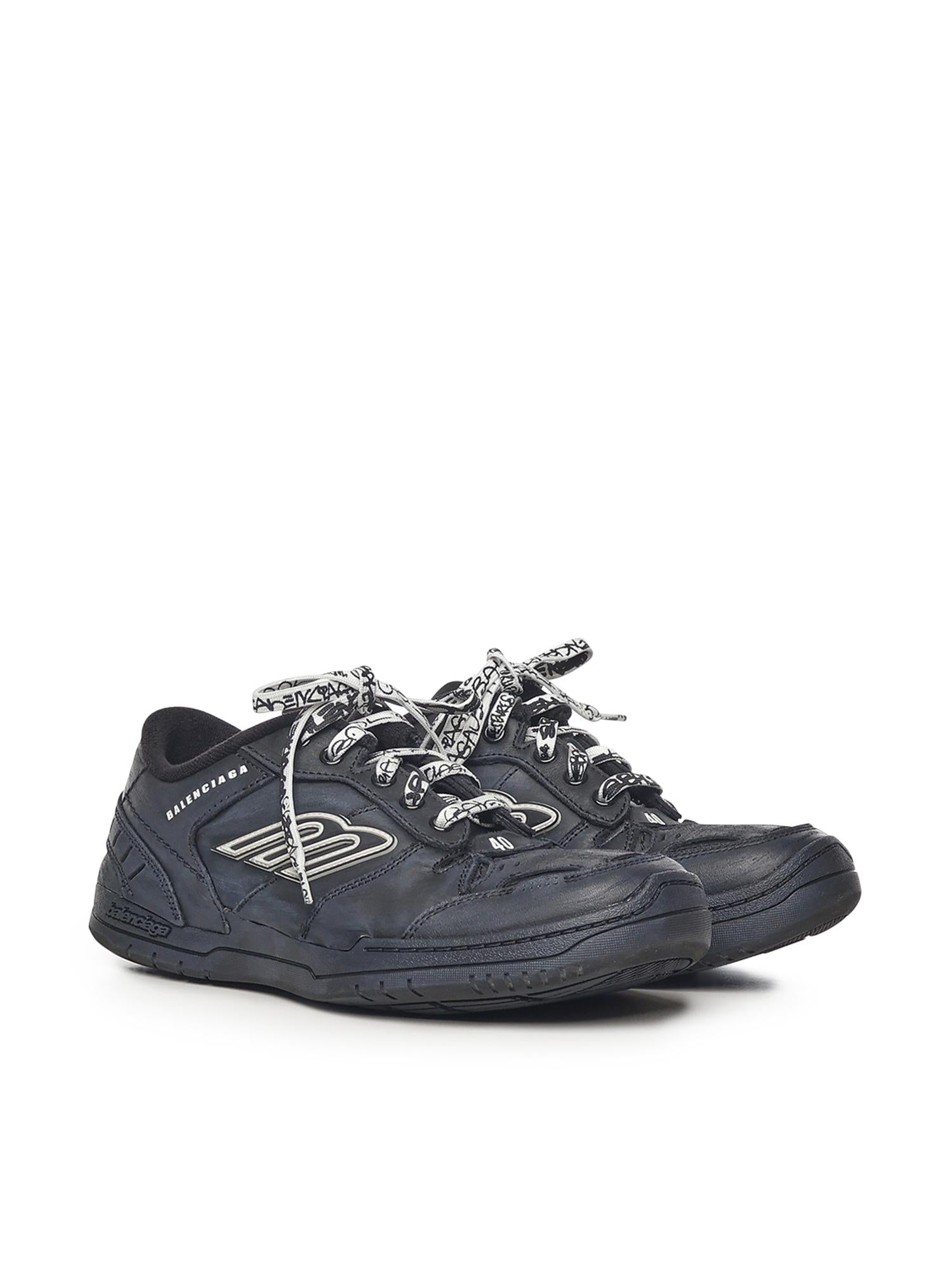 Sneaker Hamptons Worn-Out in pelle 841765 WCURB1000 BALENCIAGA 