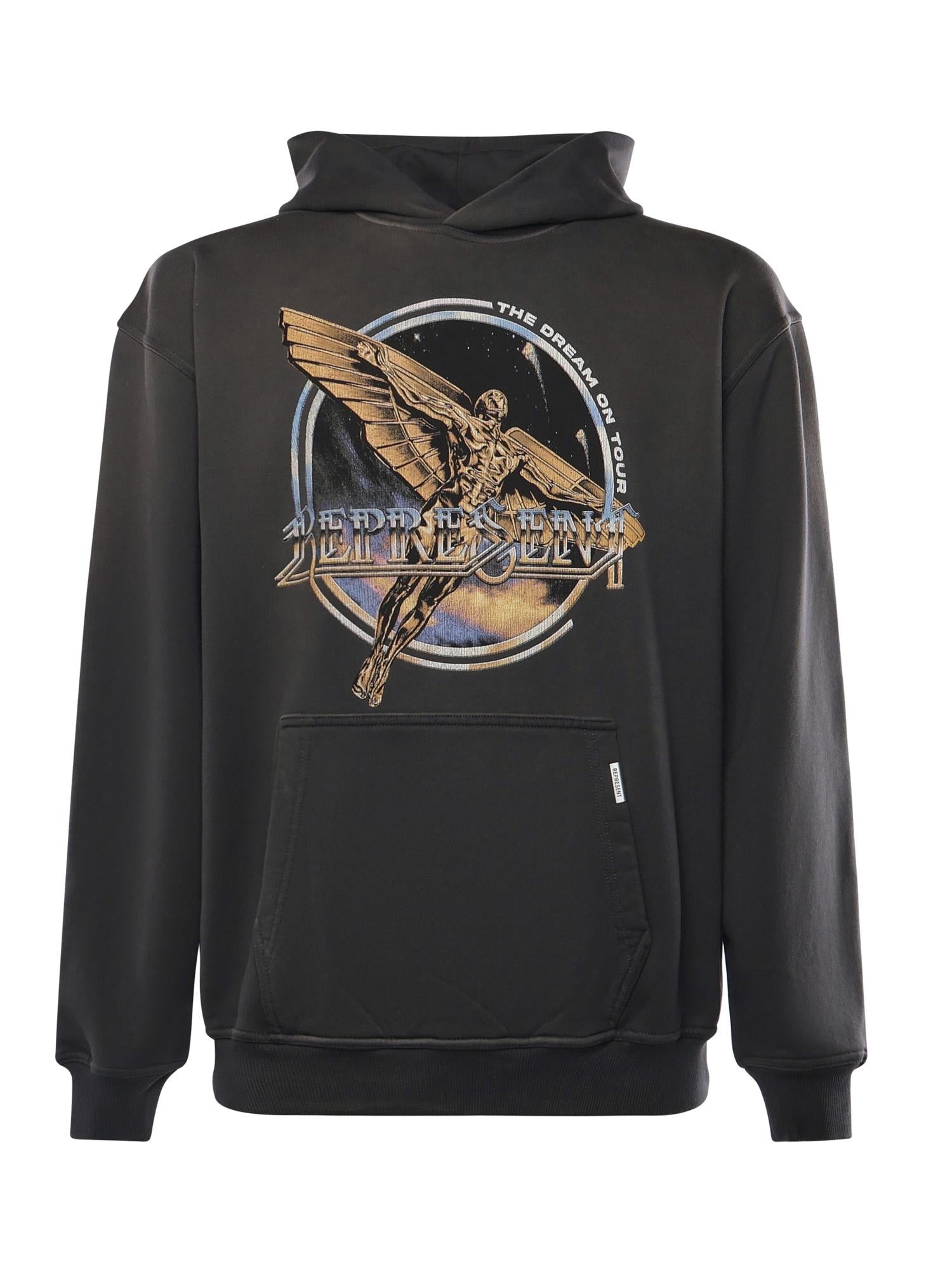 Felpa Golden Tour in cotone MLM100822 46 REPRESENT 