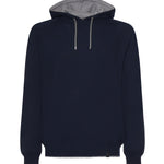 Felpa con zip in cotone e cashmere NMMC1522240ZAI 015D FAY 
