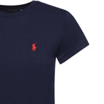 T-shirt in cotone con logo 211B14605 031 POLO RALPH LAUREN 