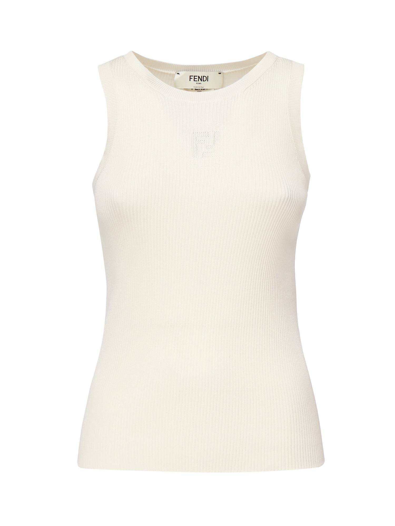 Top in seta e cotone FZXD56 AUI4F08QQ FENDI 