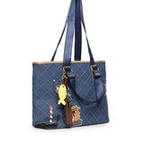 Borsa shopping Tita con logo 73BS9TZ01D TITADENIM/NATURALE V° 73 