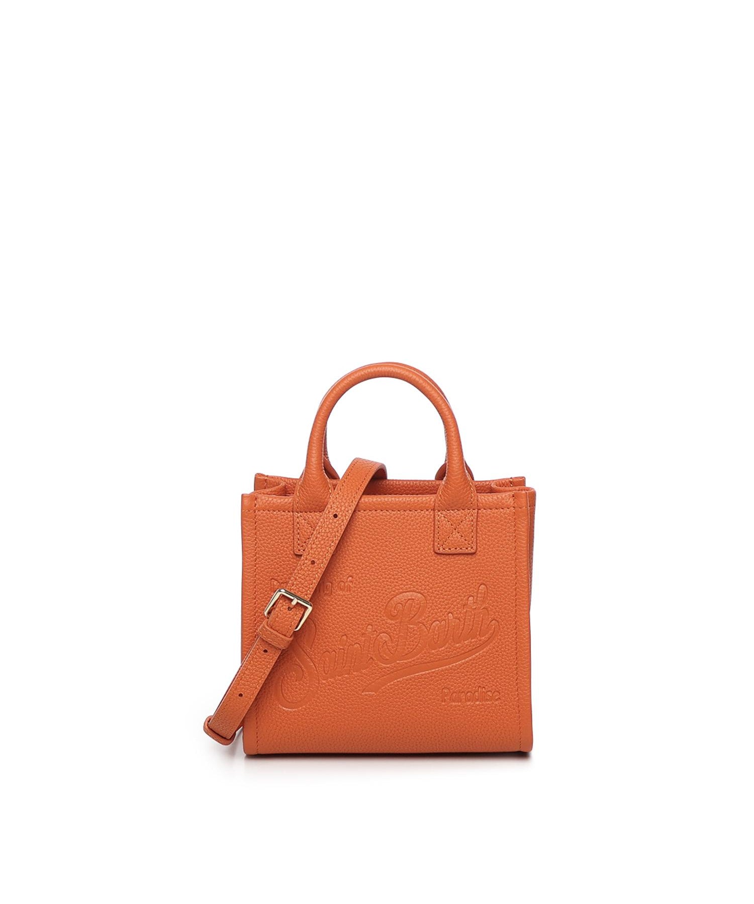 Mini bag Vanity in pelle<BR/> VANMI001 00751I MC2 SAINT BARTH 