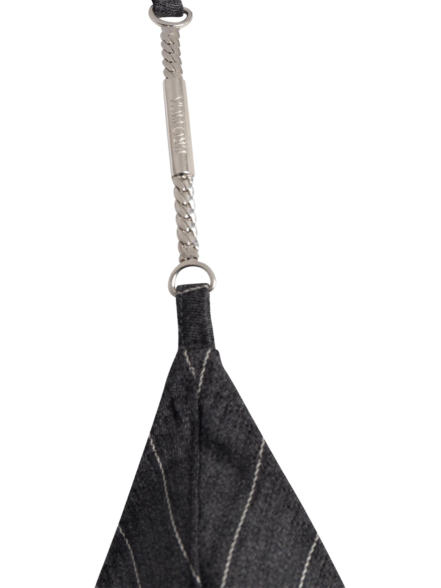 Reggiseno in fresco di lana gessato DC482 ES0080D903 DONDUP 