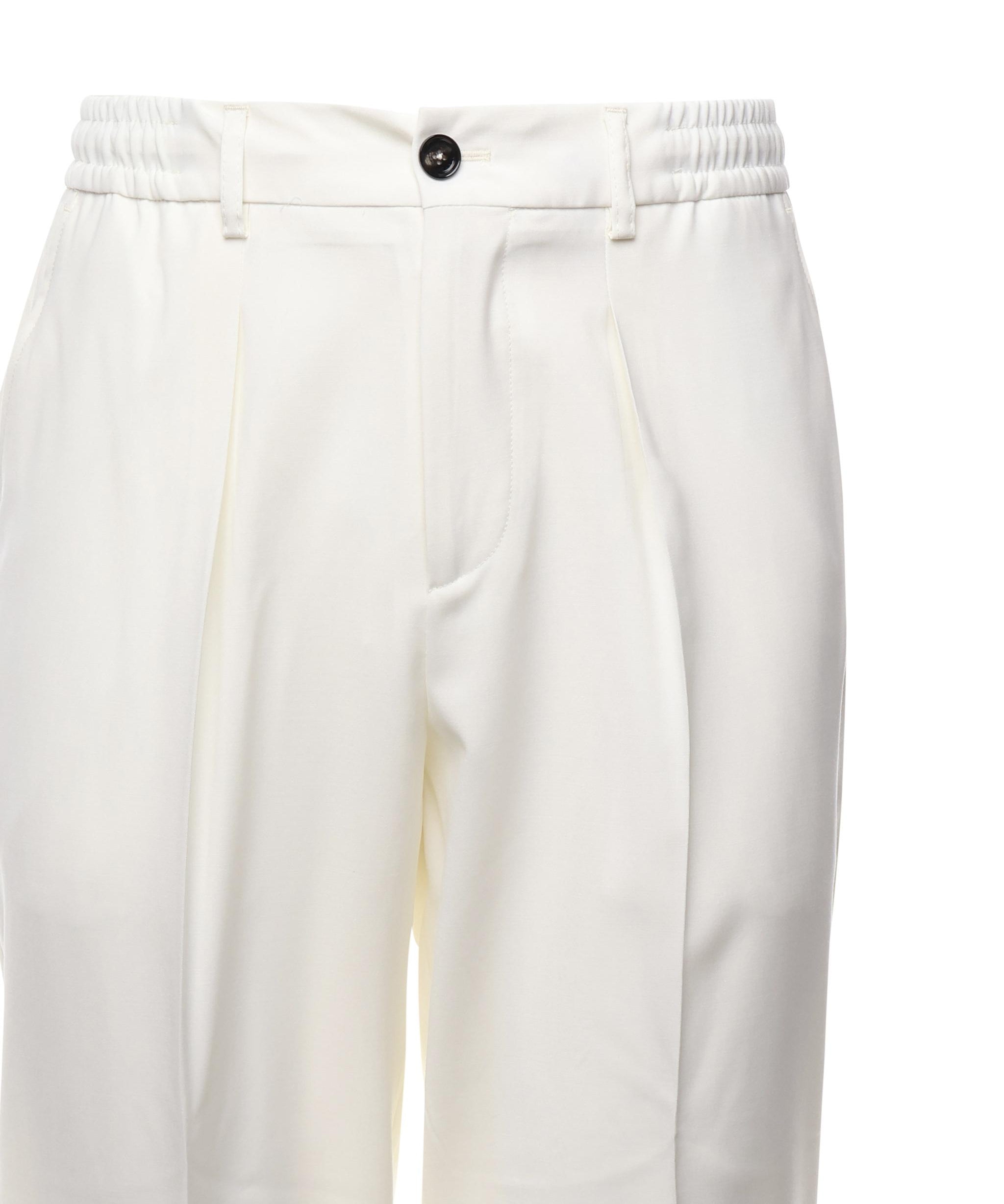 Pantaloni dominique DOMINIQUE REGULAR WETBIANCO BE ABLE 
