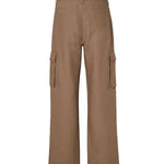 Pantaloni in lino FB1135 AVSGF19FJ FENDI 