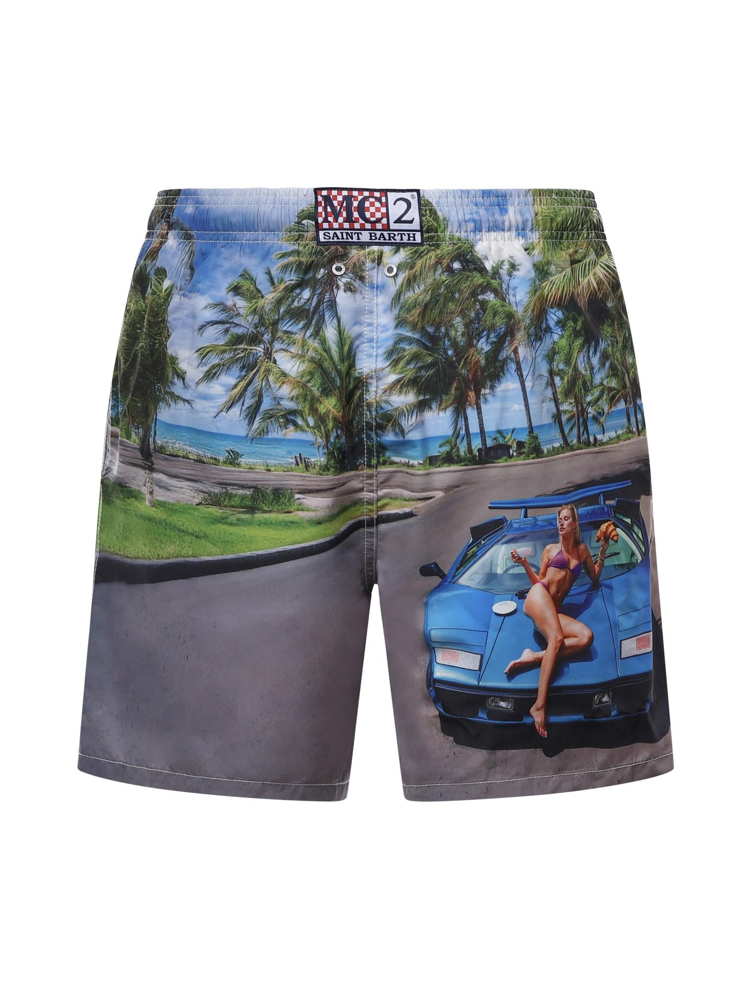 Costume mare con stampa GUS0009 08219L MC2 SAINT BARTH 