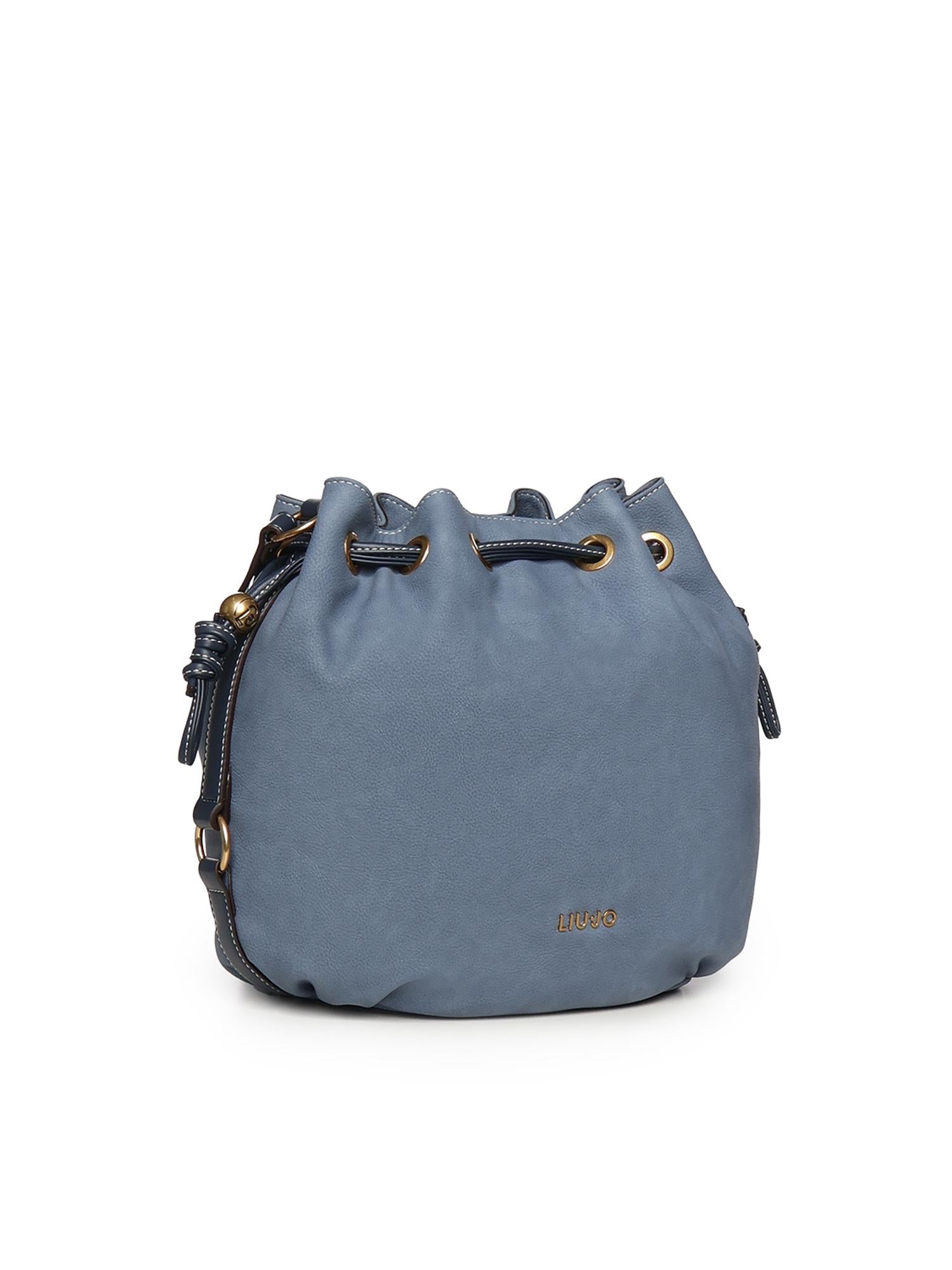 Borsa a tracolla media con logo AA6085 E111653920 LIU JO 