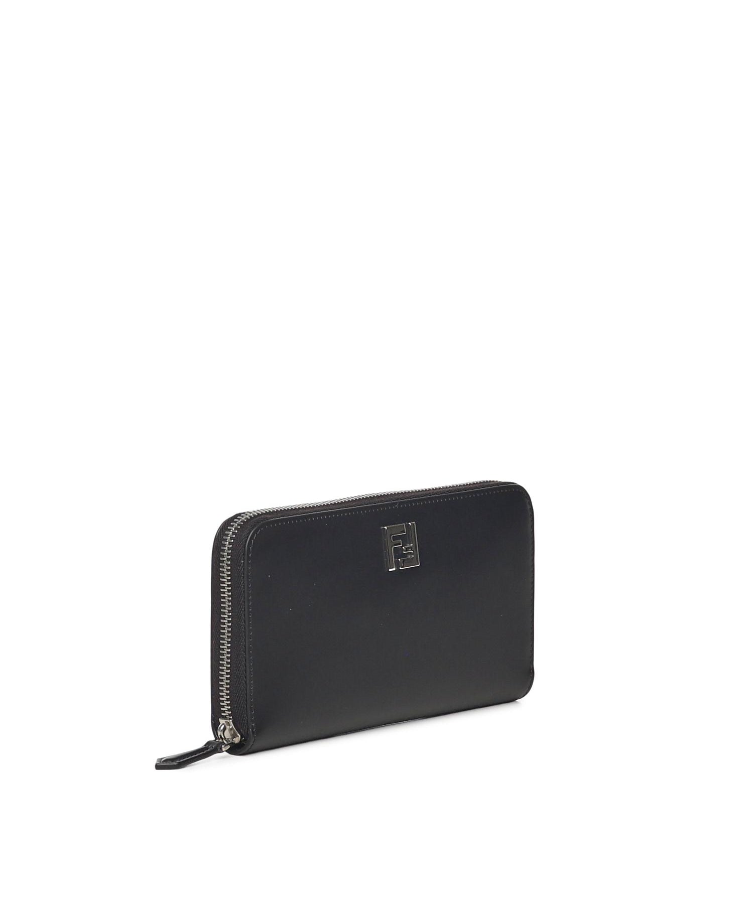 Portafoglio Zip Around Squared FF in pelle 7M0210 AFF2F0GXN FENDI 