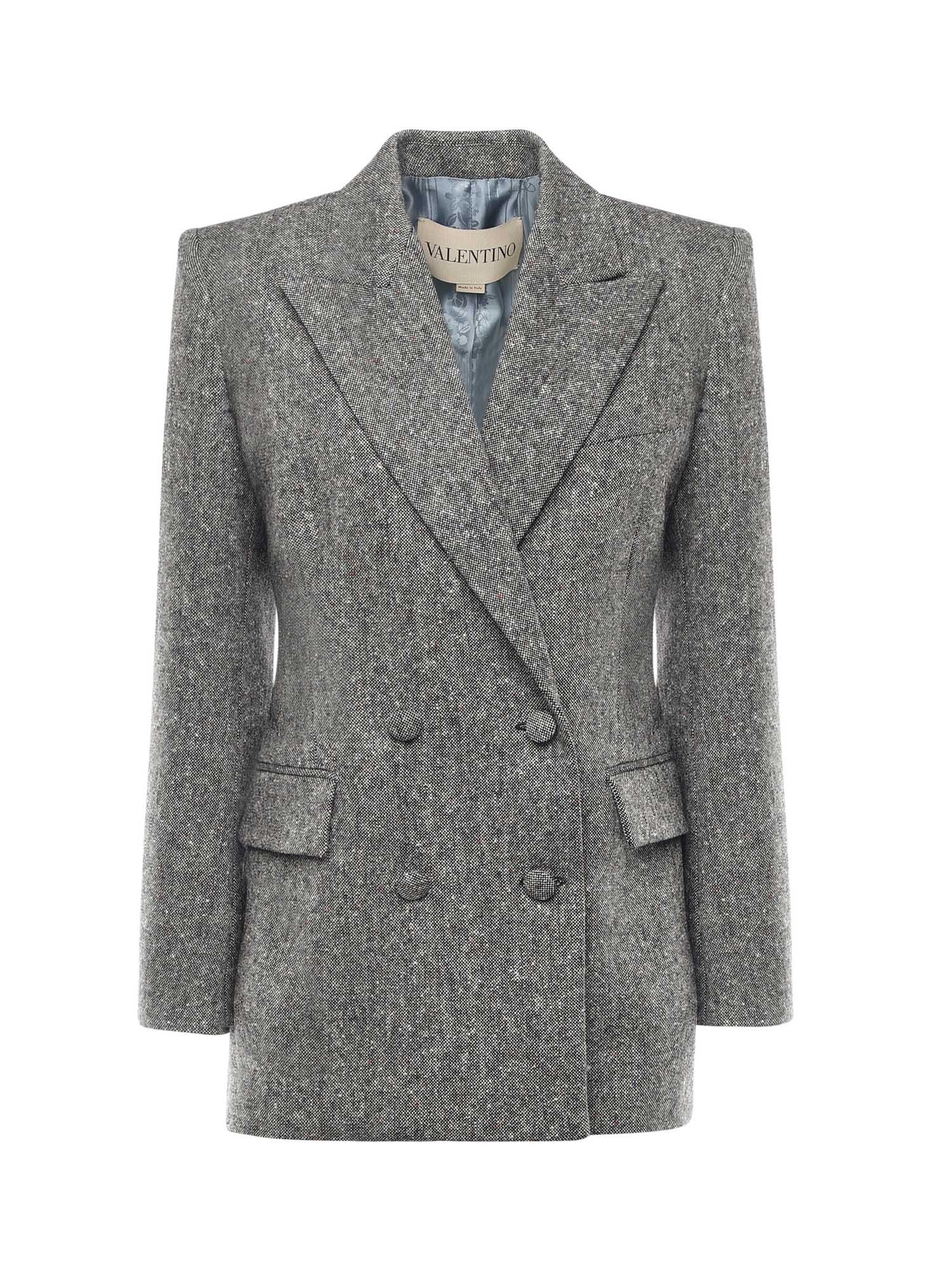 Blazer boppiopetto in bottonato natte' 7B0CE4V2 9R20AN VALENTINO GARAVANI 